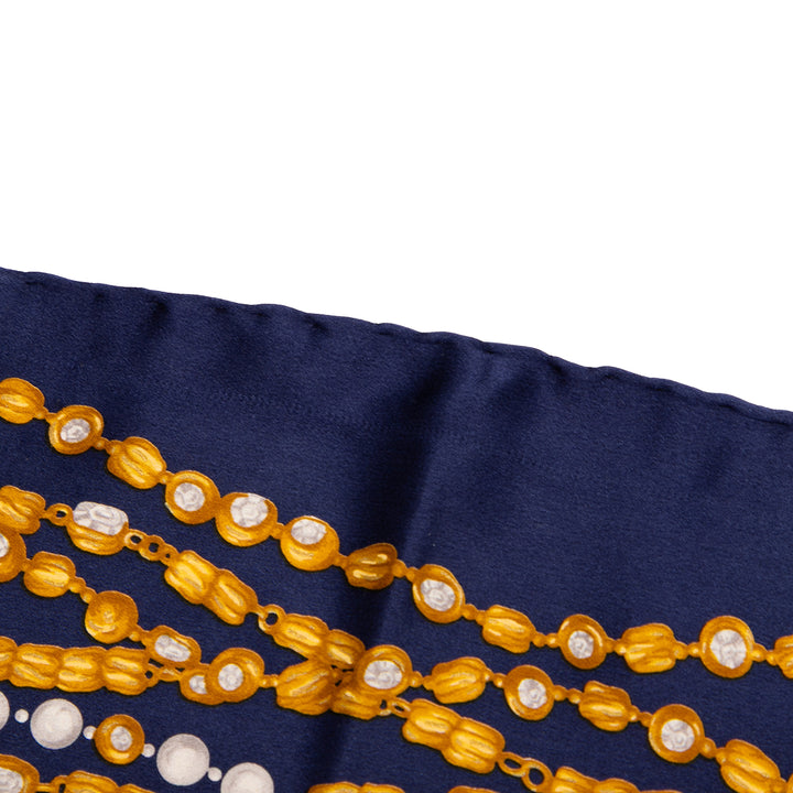 Chanel Gripoix Soie Foulard Bleu – GABY PARIS Authentique