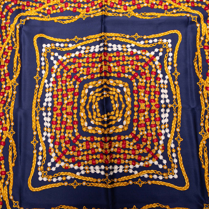 Chanel Gripoix Soie Foulard Bleu – GABY PARIS Authentique