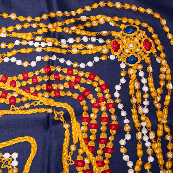 Chanel Gripoix Soie Foulard Bleu – GABY PARIS Authentique