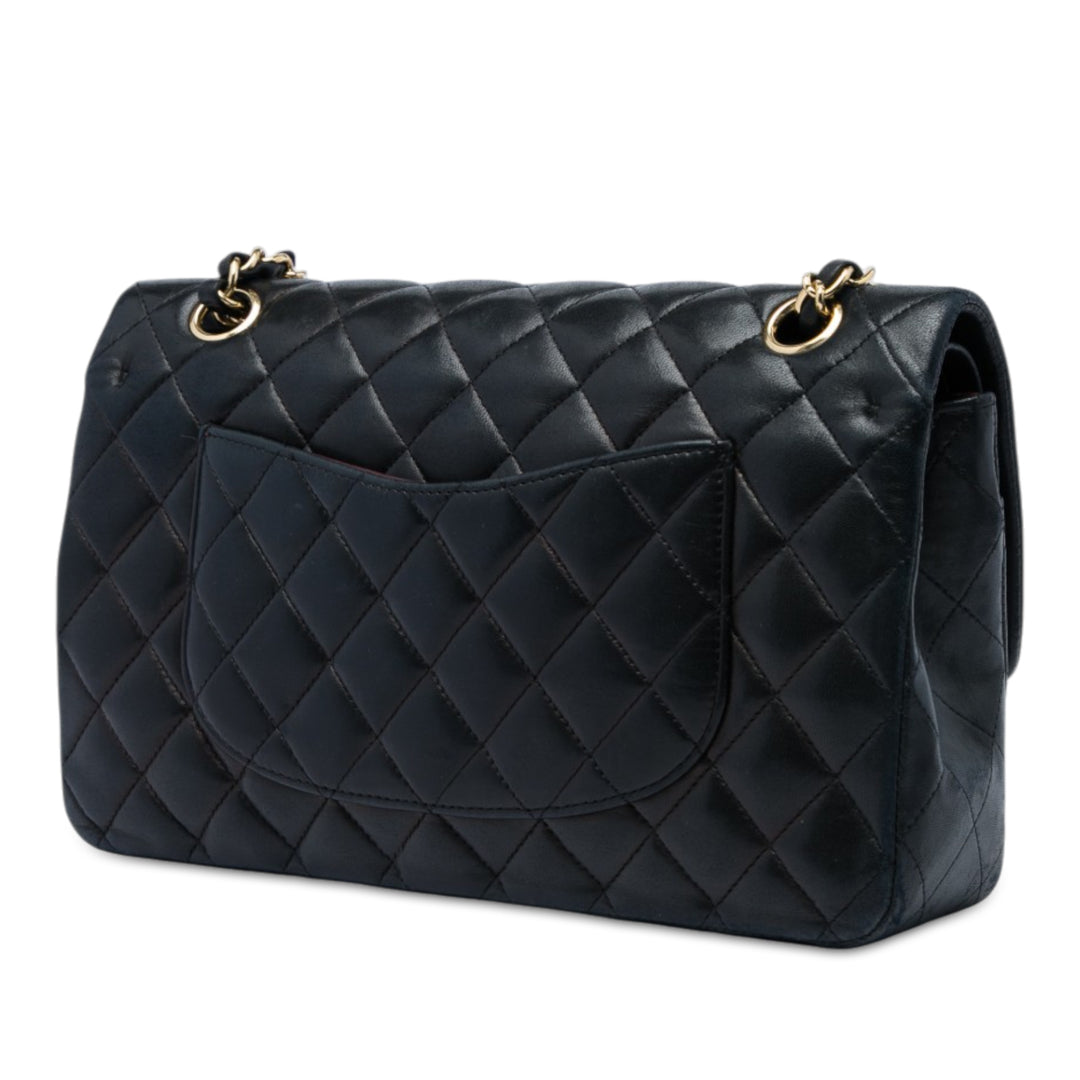 Chanel Classic Double rabat Moyen Cuir d'agneau Noir – vue 2 – GABY PARIS