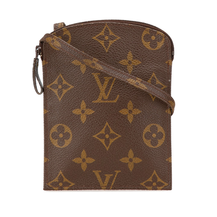 Monogram Pochette Secret Passport Holder Brown - Gaby Paris