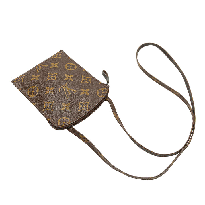 Monogram Pochette Secret Passport Holder Brown - Gaby Paris