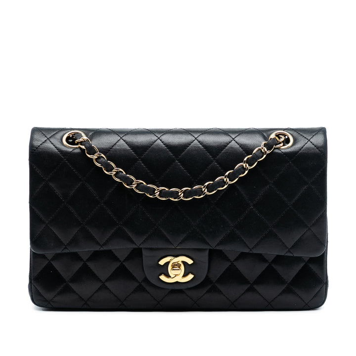 Chanel Medium Classic Cuir d’agneau Double rabat