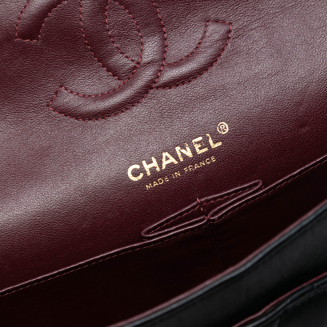 Chanel Medium Classic Cuir d’agneau Double rabat