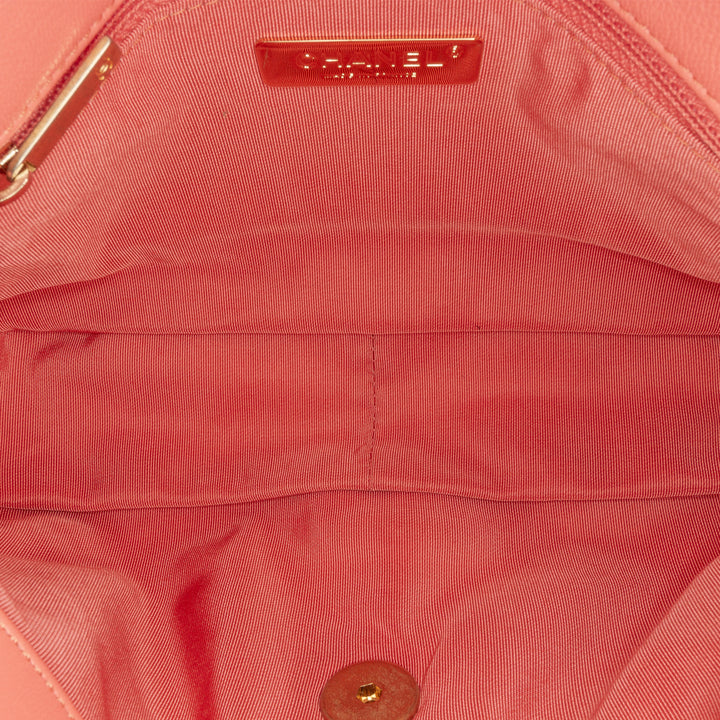 Chanel Medium Lambskin 19 Flap Pink - GABY PARIS