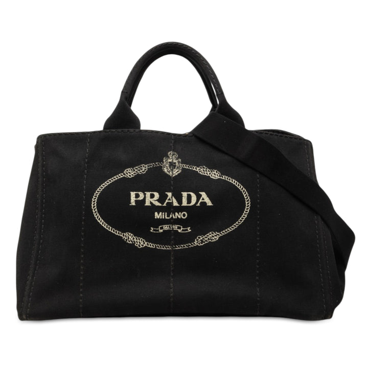 Canapa Logo Cabas Grand Noir