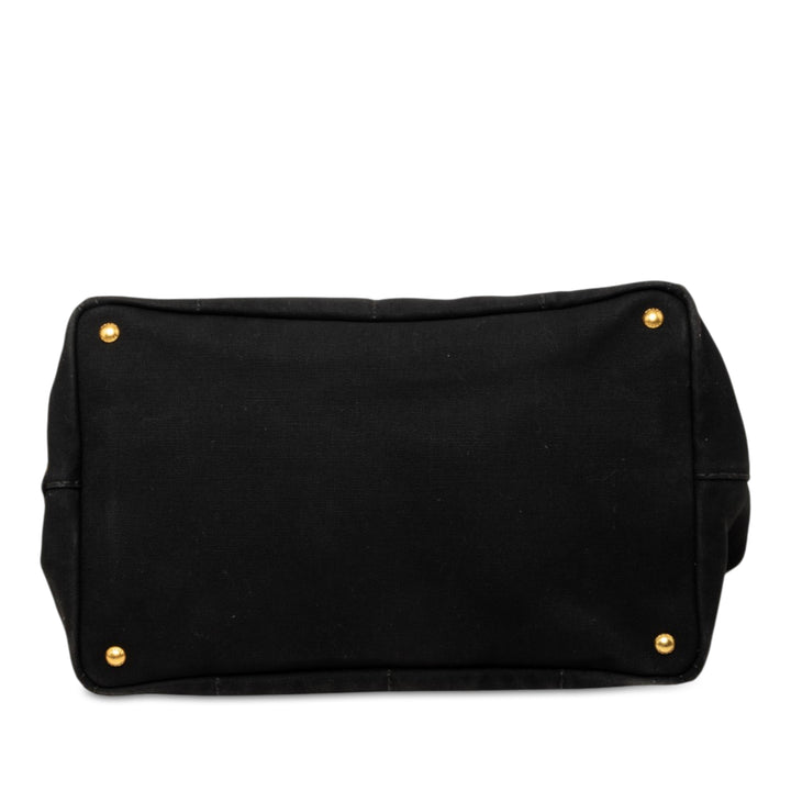 Canapa Logo Cabas Grand Noir