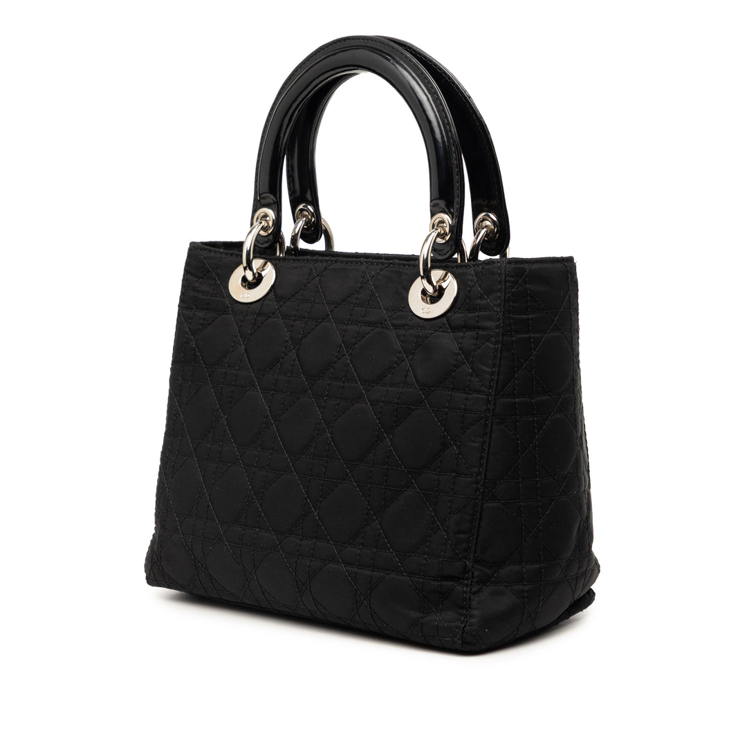 Dior Medium Nylon Cannage Lady Dior