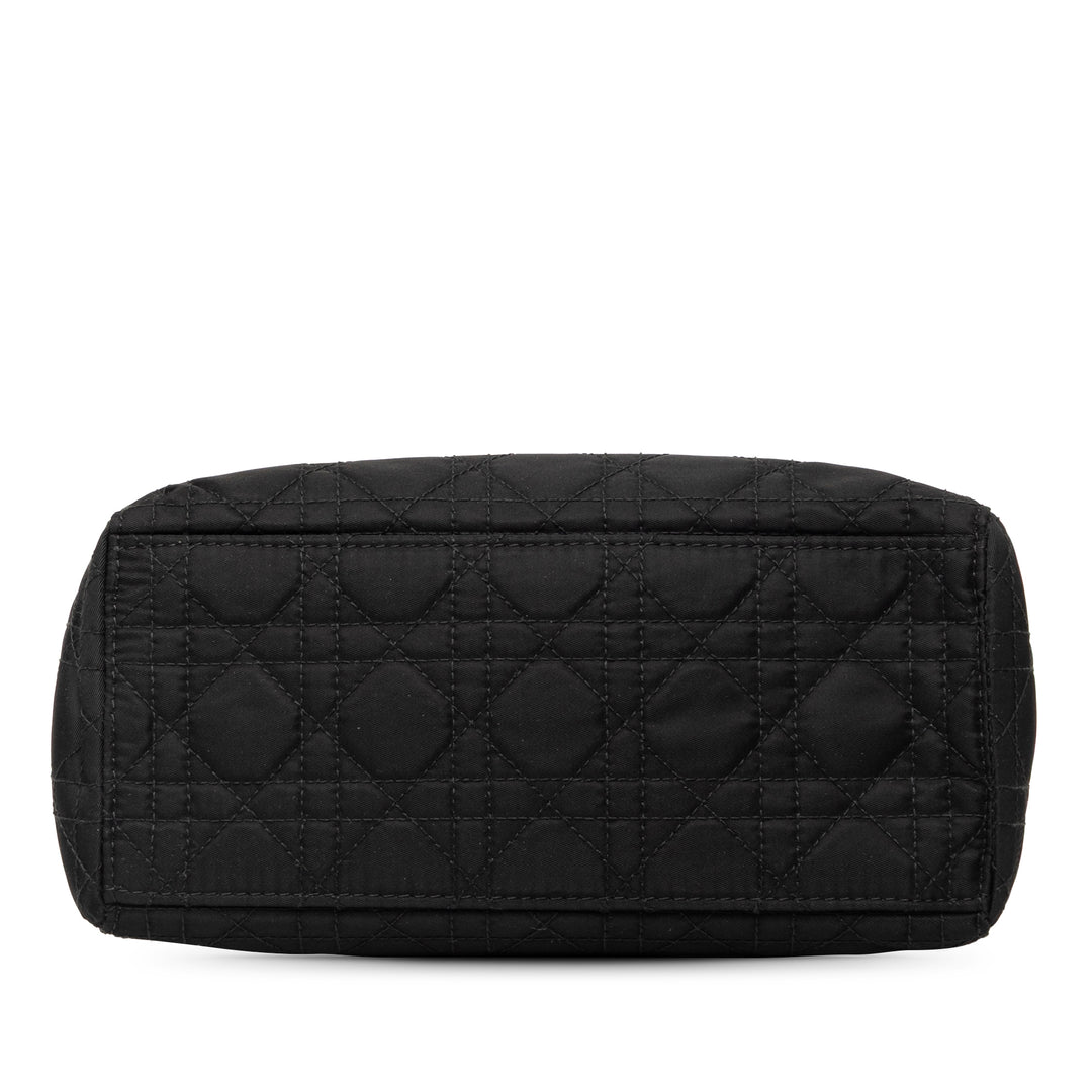 Dior Medium Nylon Cannage Lady Dior