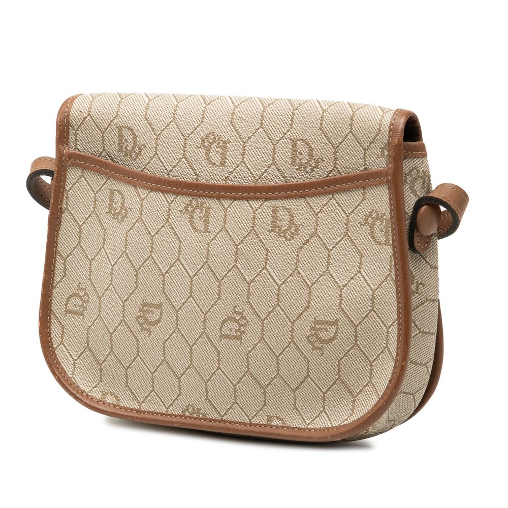 Dior Honeycomb Sac Toile enduite Beige – vue 2 – GABY PARIS