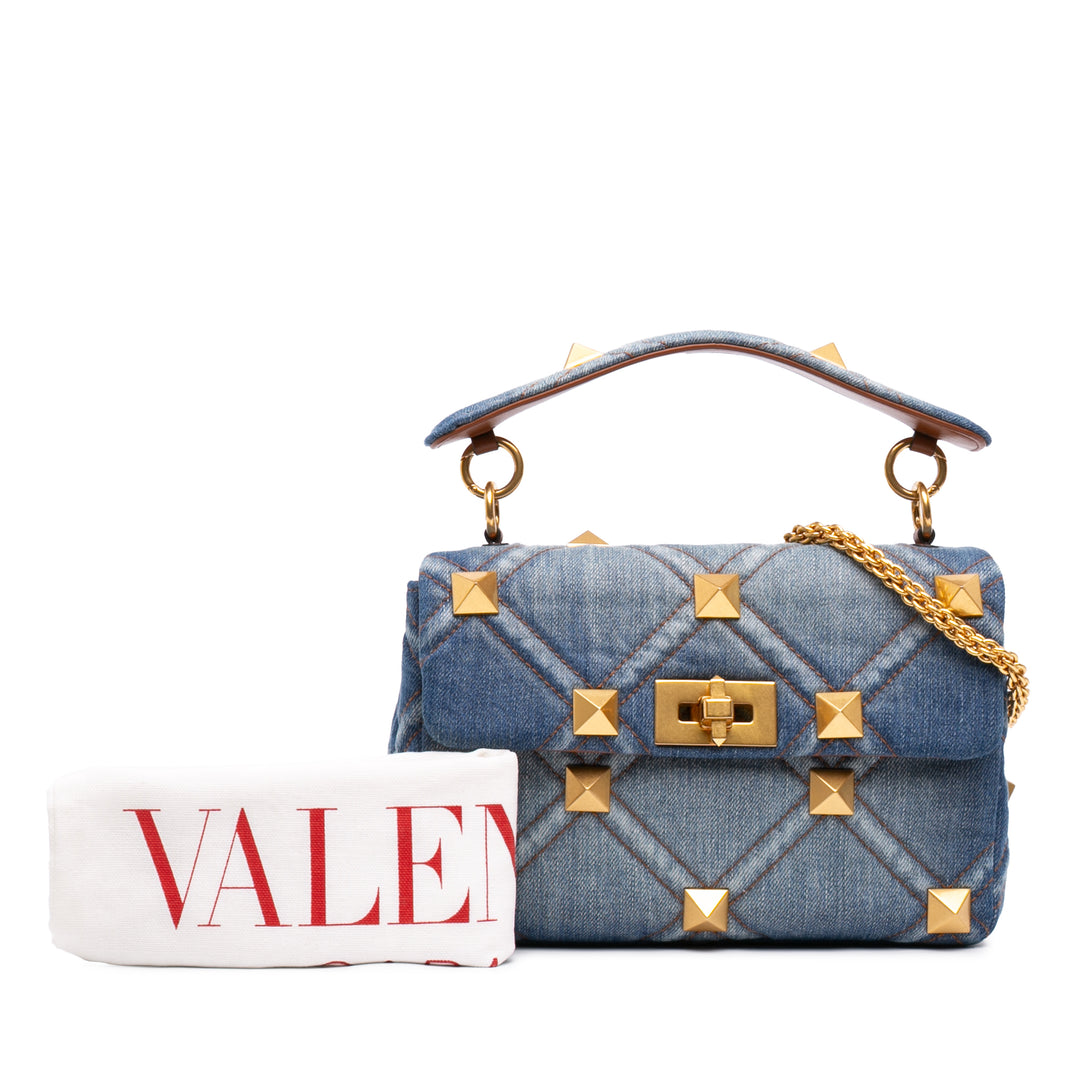 Valentino Medium Jean Roman Stud Sac