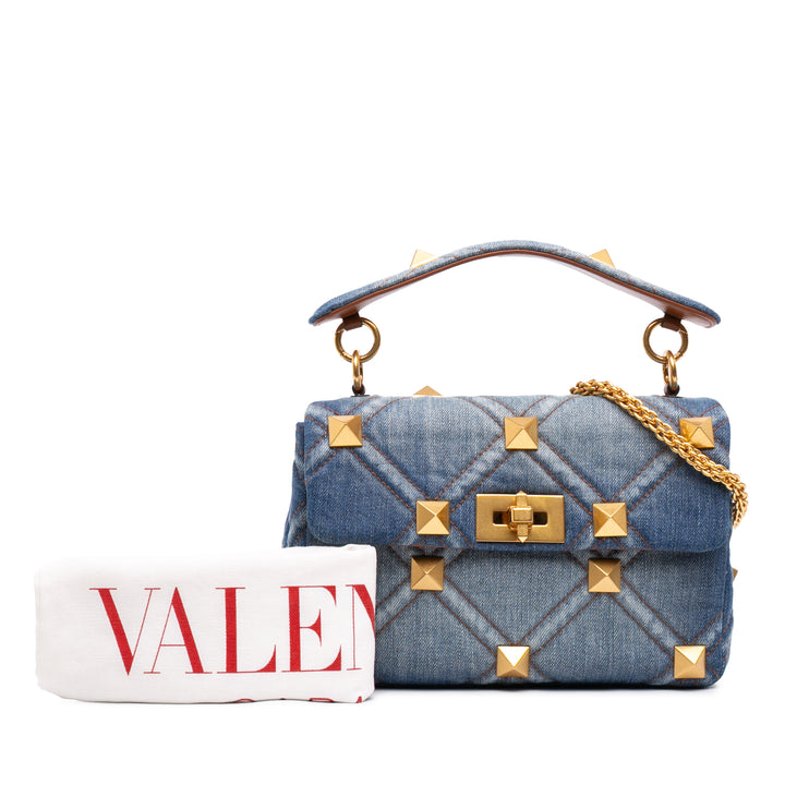 Valentino Medium Jean Roman Stud Sac