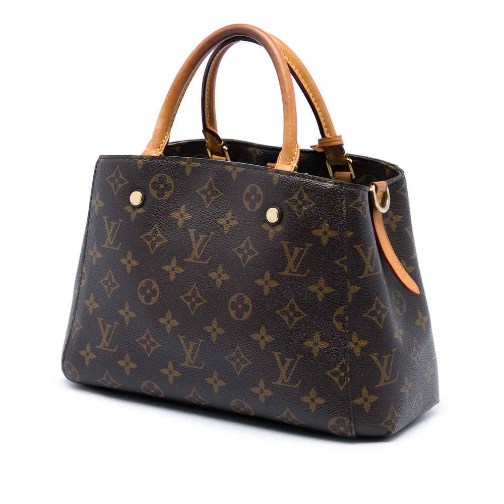 Louis Vuitton Montaigne BB Monogram Marron – vue 2 – GABY PARIS