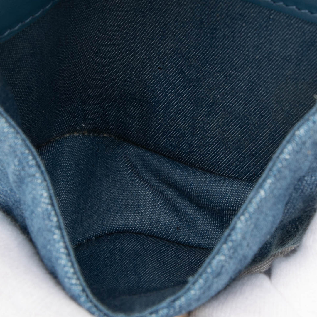 Chanel Mini Matelassé Jean Perle Crush Pochette avec chaîne