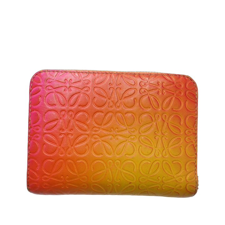 LOEWE Anagram Gradient embossé Zippy Porte-monnaie Cuir