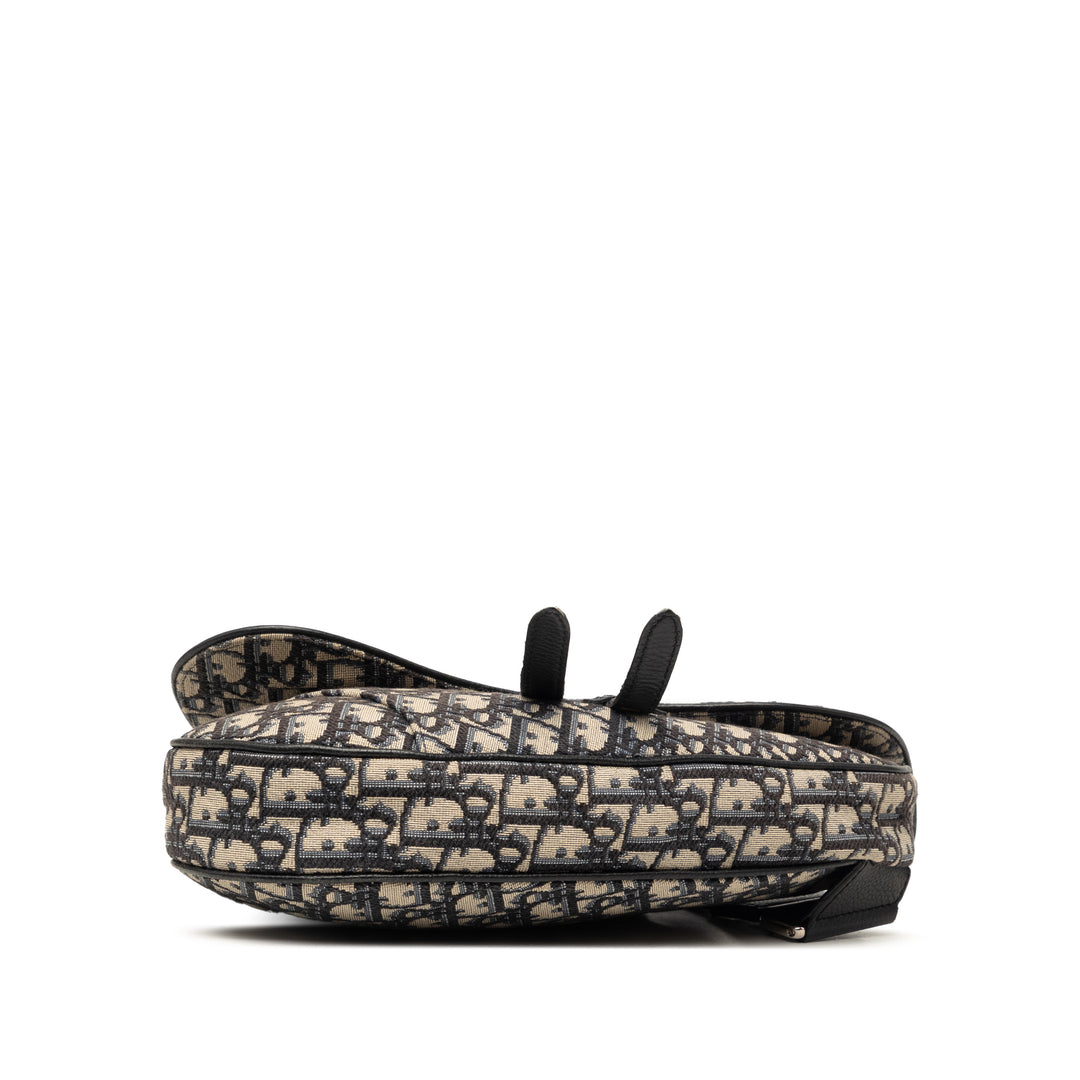 Dior Oblique Toile Saddle Sac porté croisé