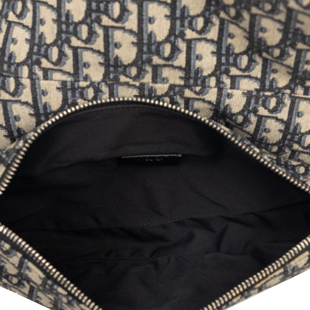 Dior Oblique Toile Saddle Sac porté croisé