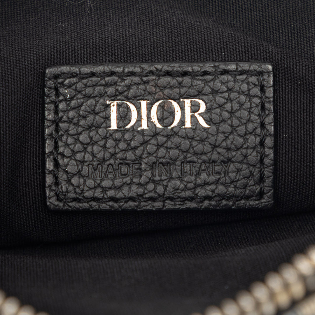 Dior Oblique Toile Saddle Sac porté croisé