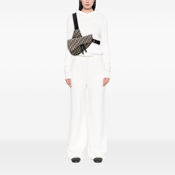 Dior Oblique Toile Saddle Sac porté croisé