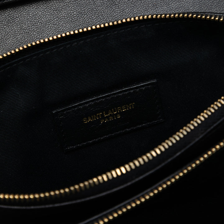 Saint Laurent Diamond Matelassé Cuir d’agneau Angie Sac à chaîne