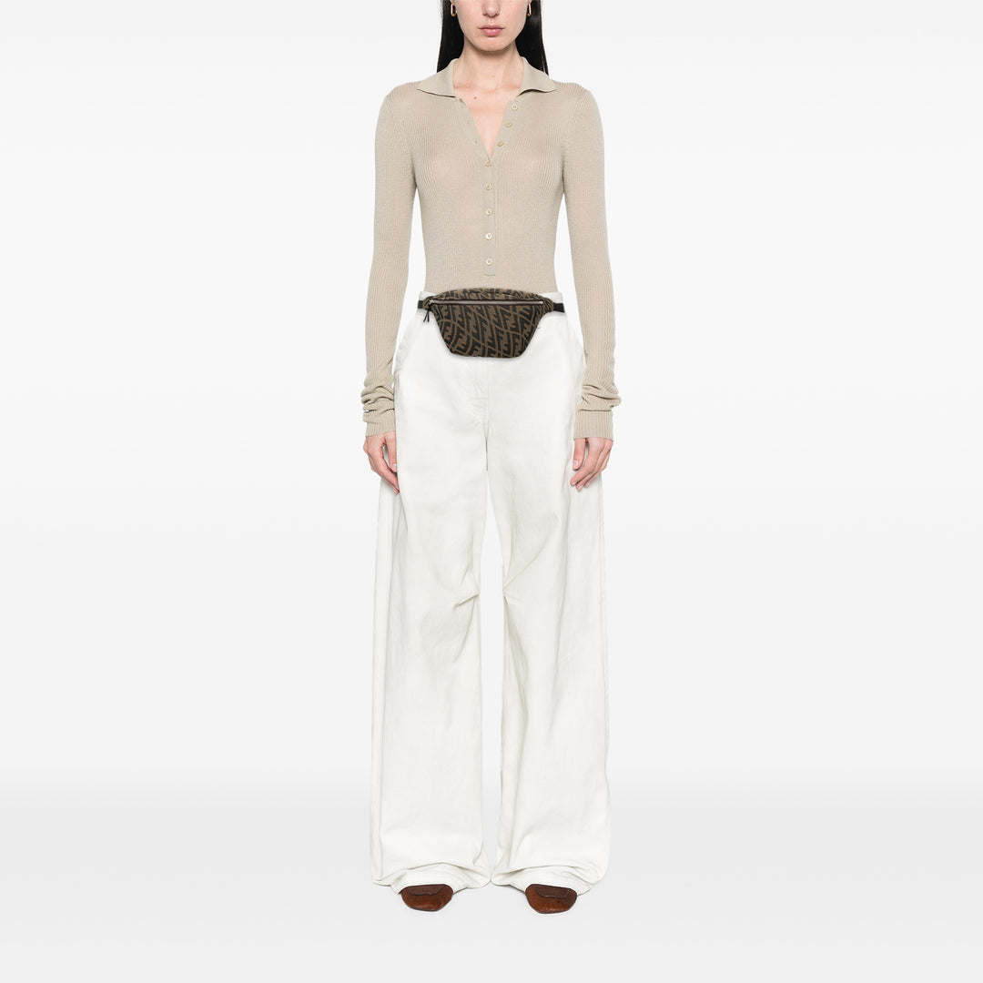 Fendi Ceinture Zucchino Beige – vue 7 – GABY PARIS