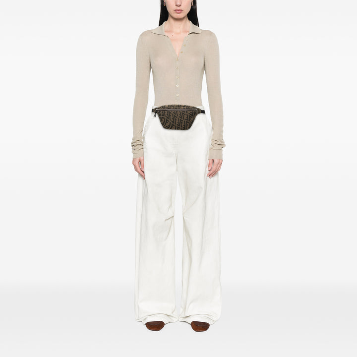 Fendi Ceinture Zucchino Beige – vue 7 – GABY PARIS