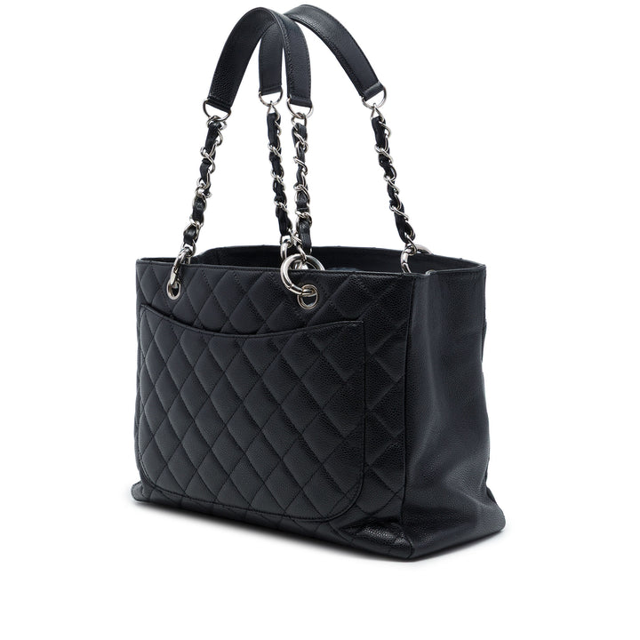Chanel Cabas Cuir caviar Noir – vue 2 – GABY PARIS