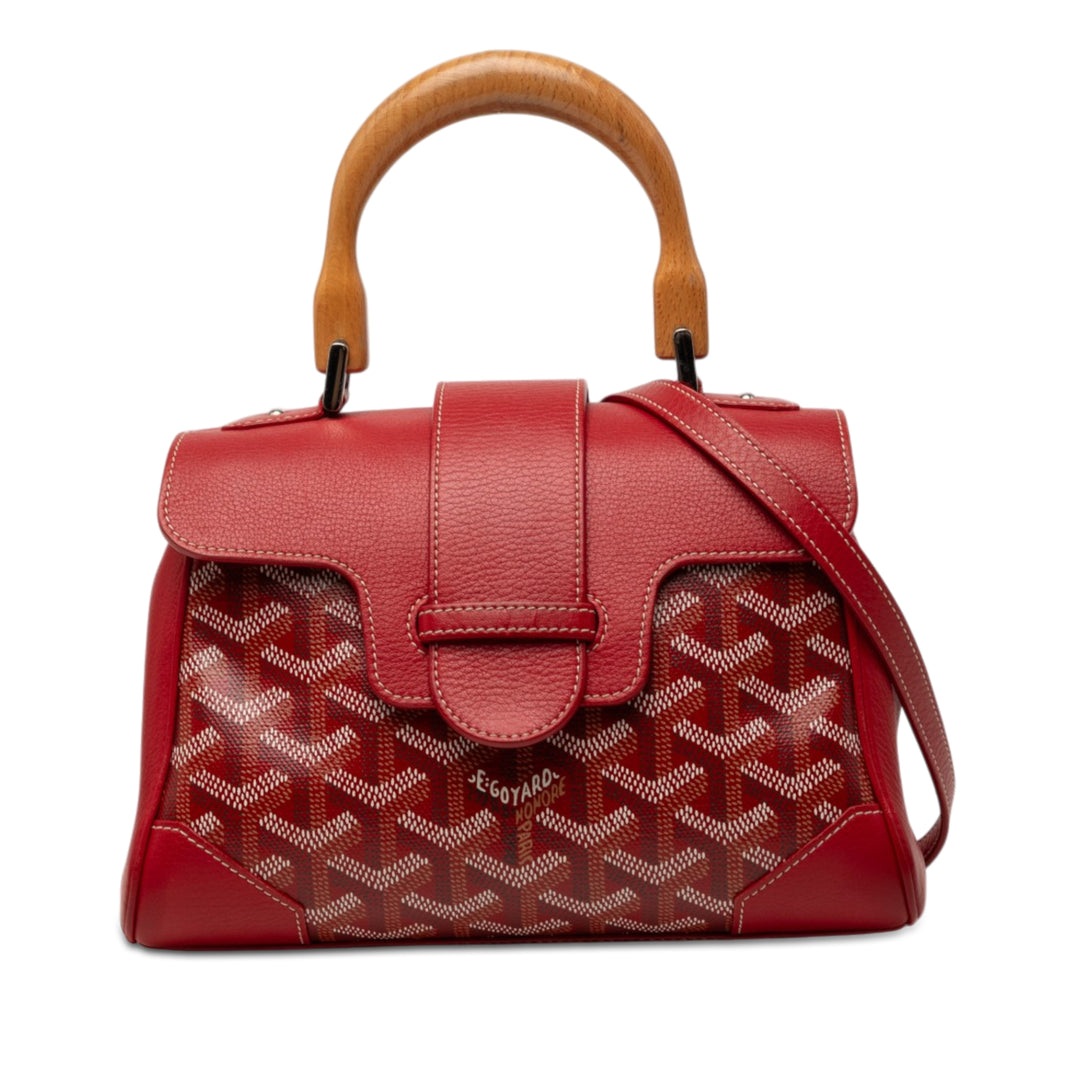 Goyard Saigon Souple Mini Goyardine Rouge
