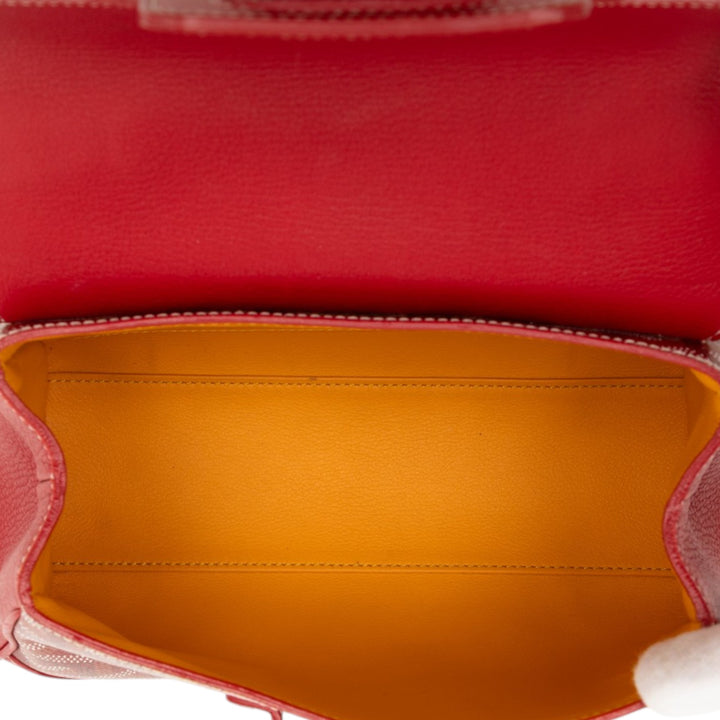 Goyard Saigon Souple Mini Goyardine Rouge