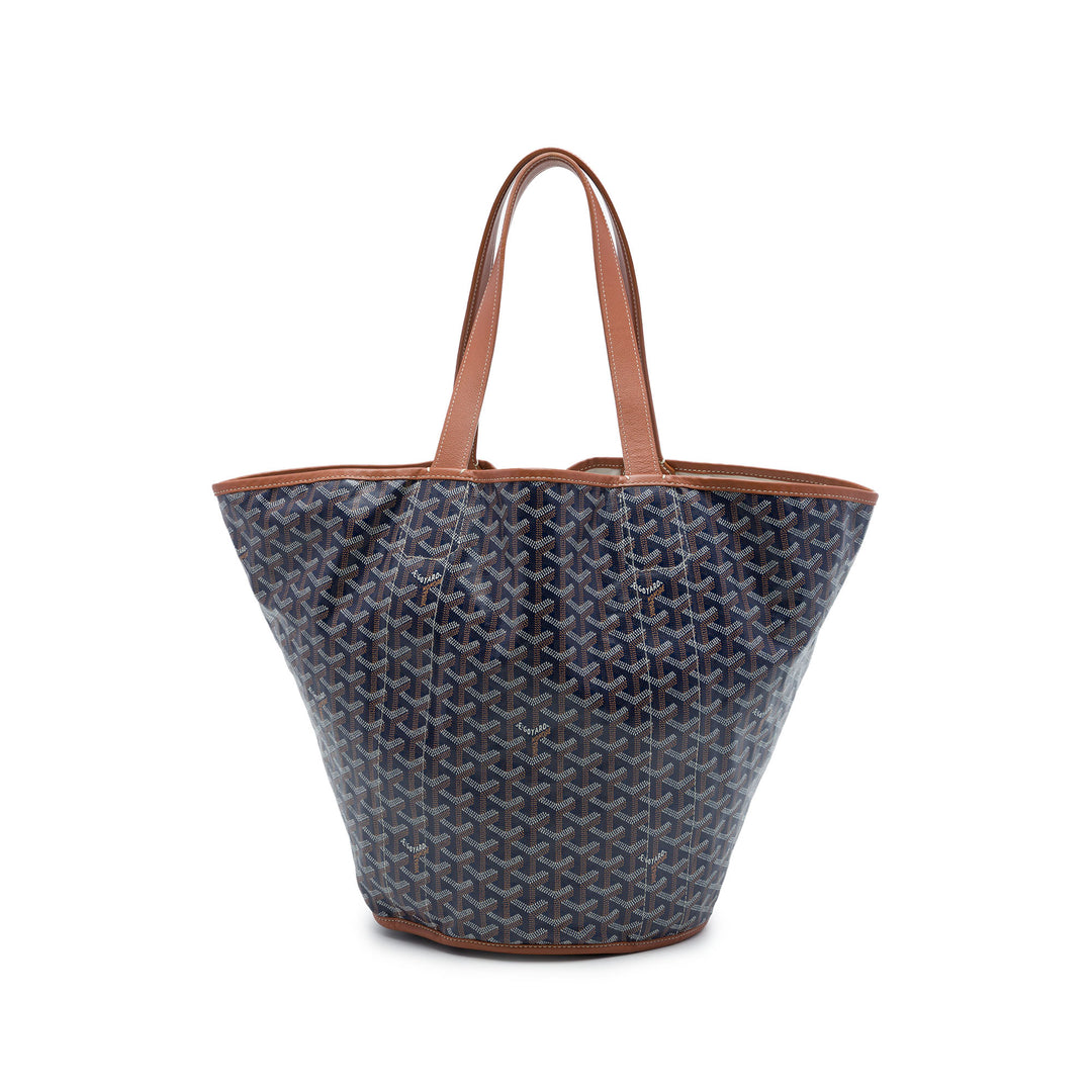 Goyard Cabas Réversible Belharra Goyardine Bleu – vue principale – GABY PARIS
