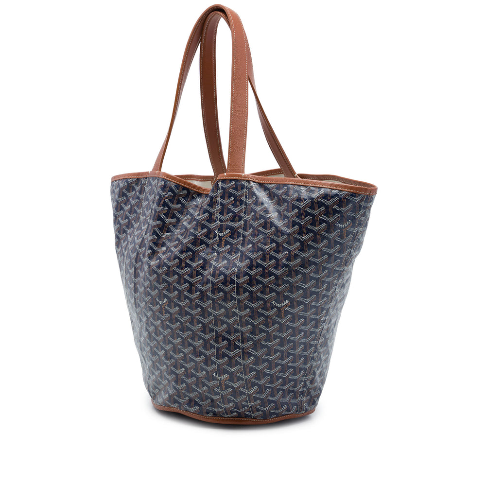 Goyard Cabas Réversible Belharra Goyardine Bleu – vue 2 – GABY PARIS