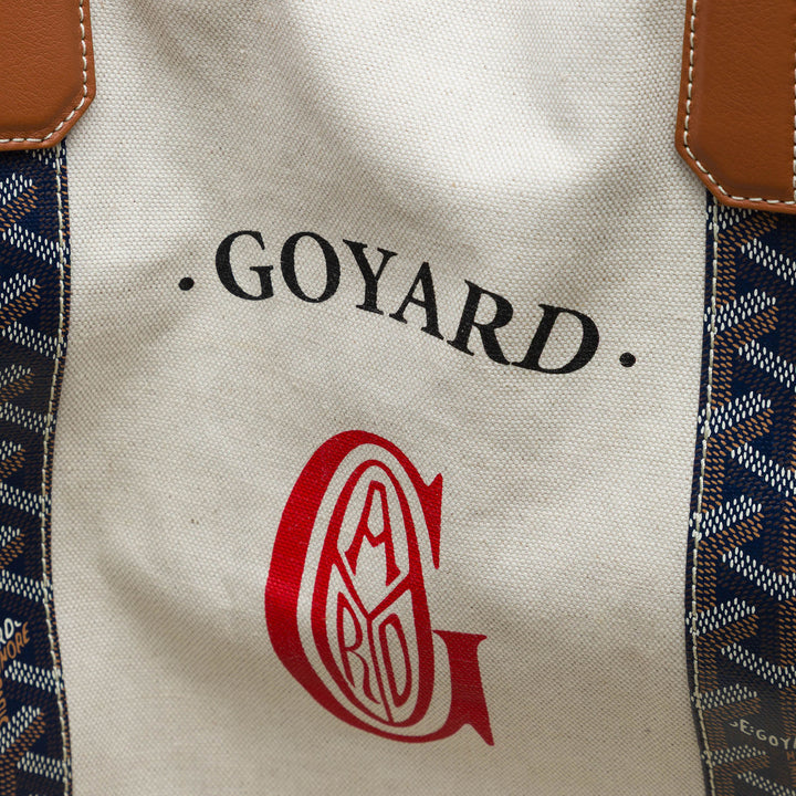 Goyard Cabas Réversible Belharra Goyardine Bleu – vue 5 – GABY PARIS