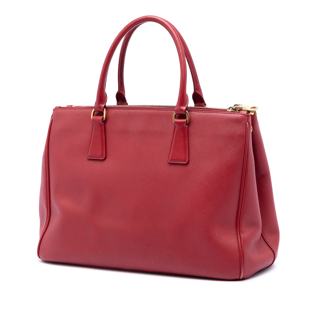 Prada Medium Saffiano Lux Galleria Double Zip Sac