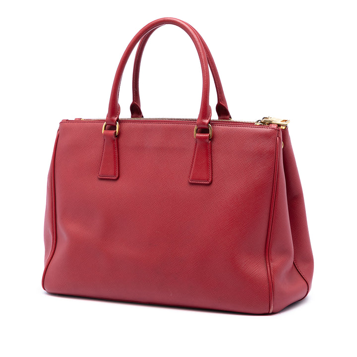 Prada Medium Saffiano Lux Galleria Double Zip Sac