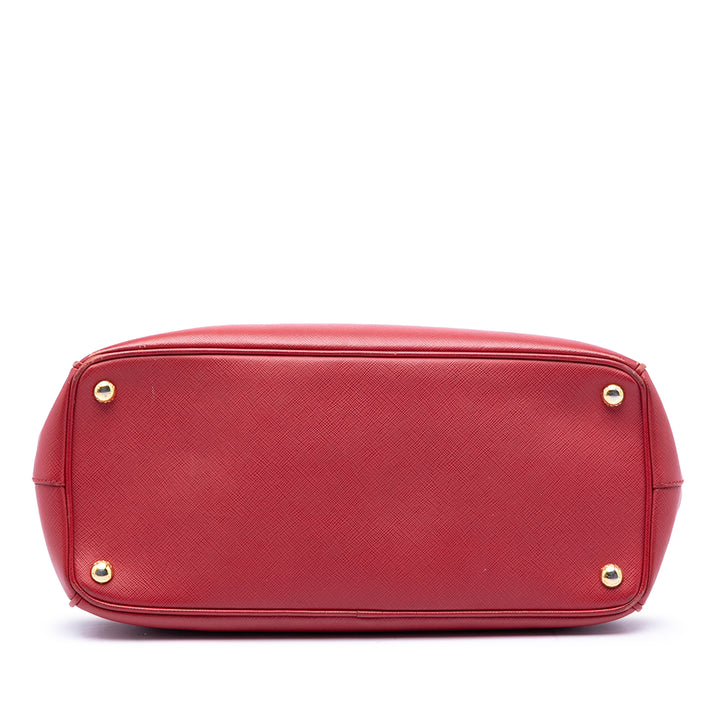 Prada Medium Saffiano Lux Galleria Double Zip Sac