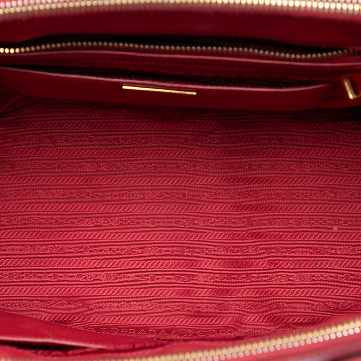 Prada Medium Saffiano Lux Galleria Double Zip Sac