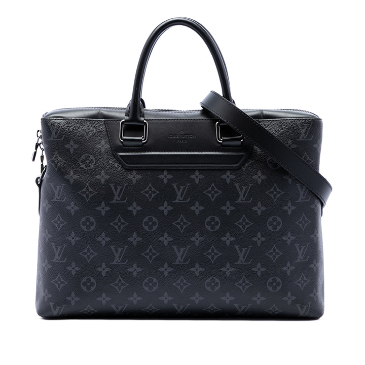 Louis Vuitton Odyssey Porte-documents Monogram Eclipse Noir – vue principale – GABY PARIS
