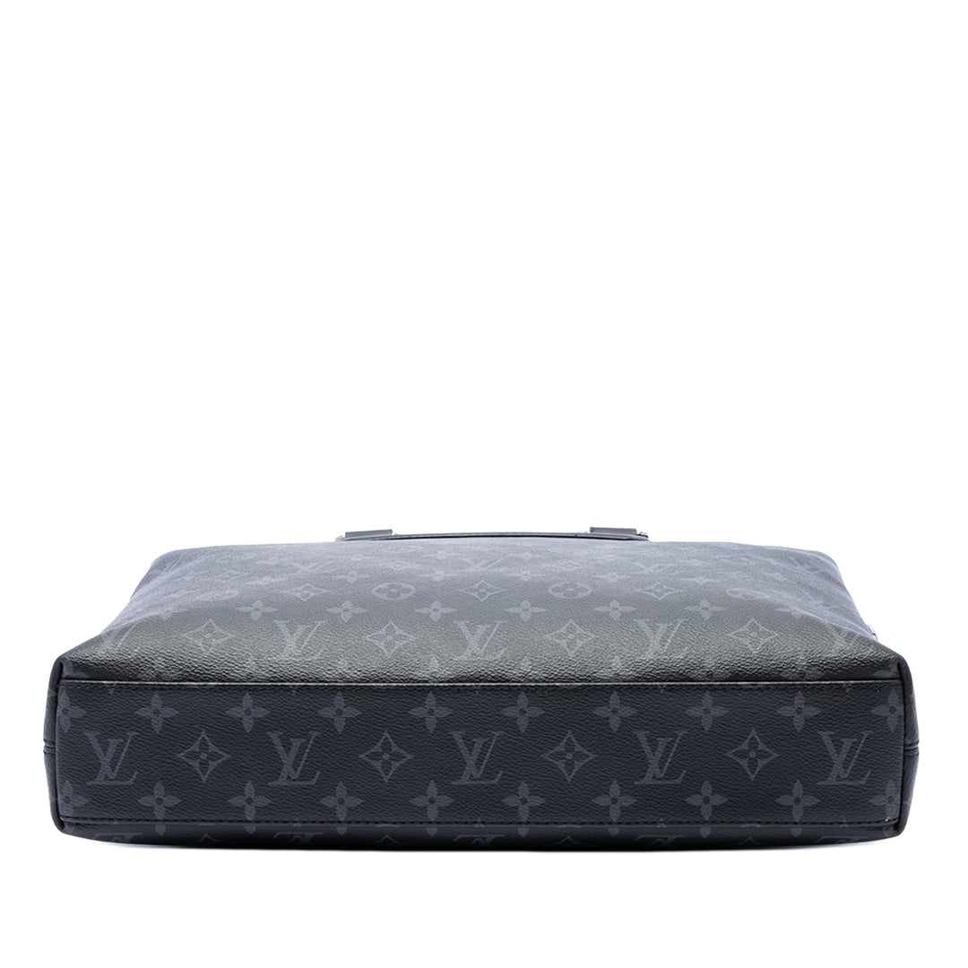 Louis Vuitton Odyssey Porte-documents Monogram Eclipse Noir – vue 3 – GABY PARIS