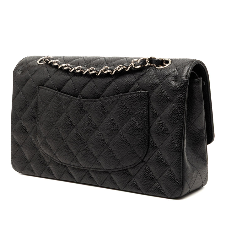 Chanel Medium Classic Caviar Double rabat