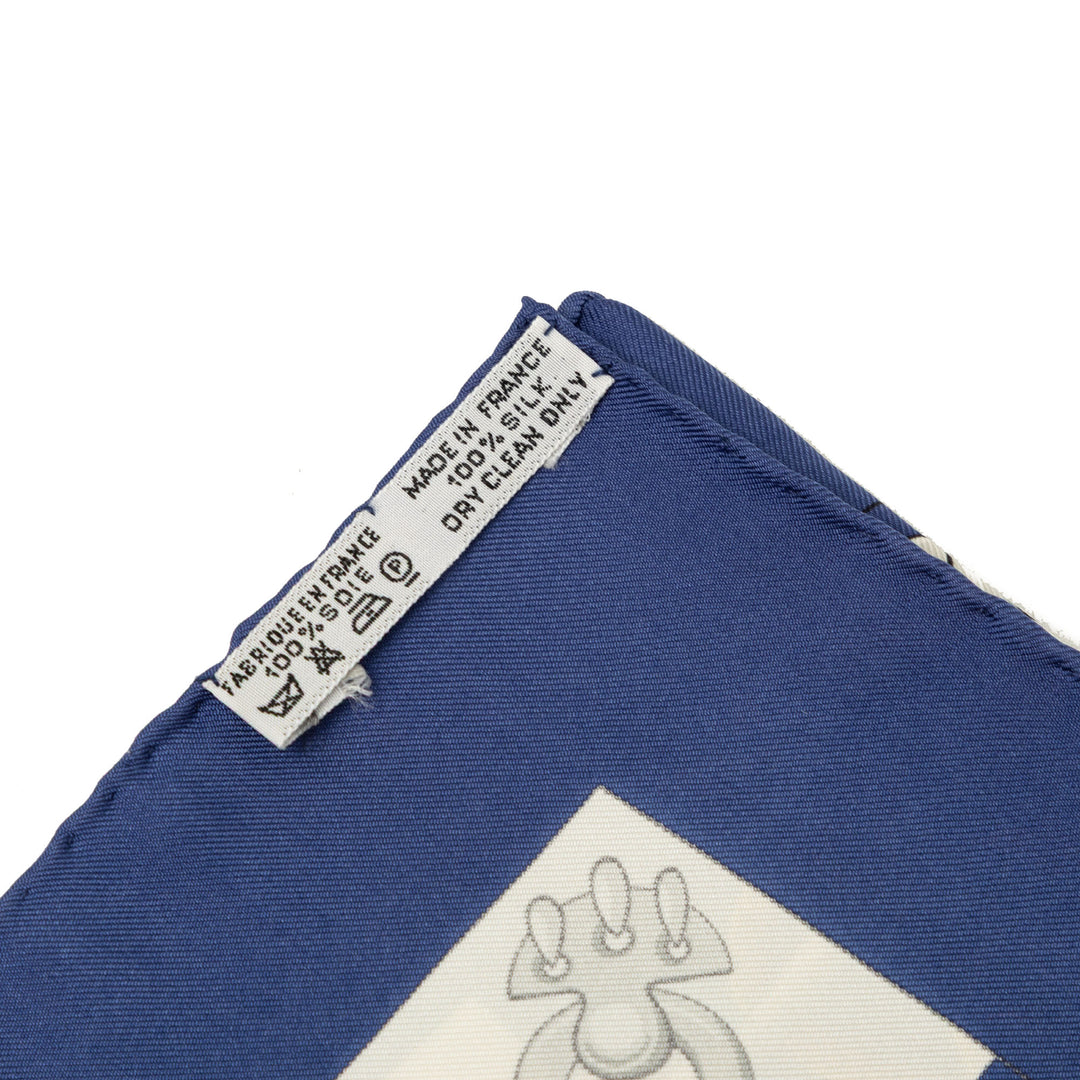 Cliquetis Foulard 90 Bleu