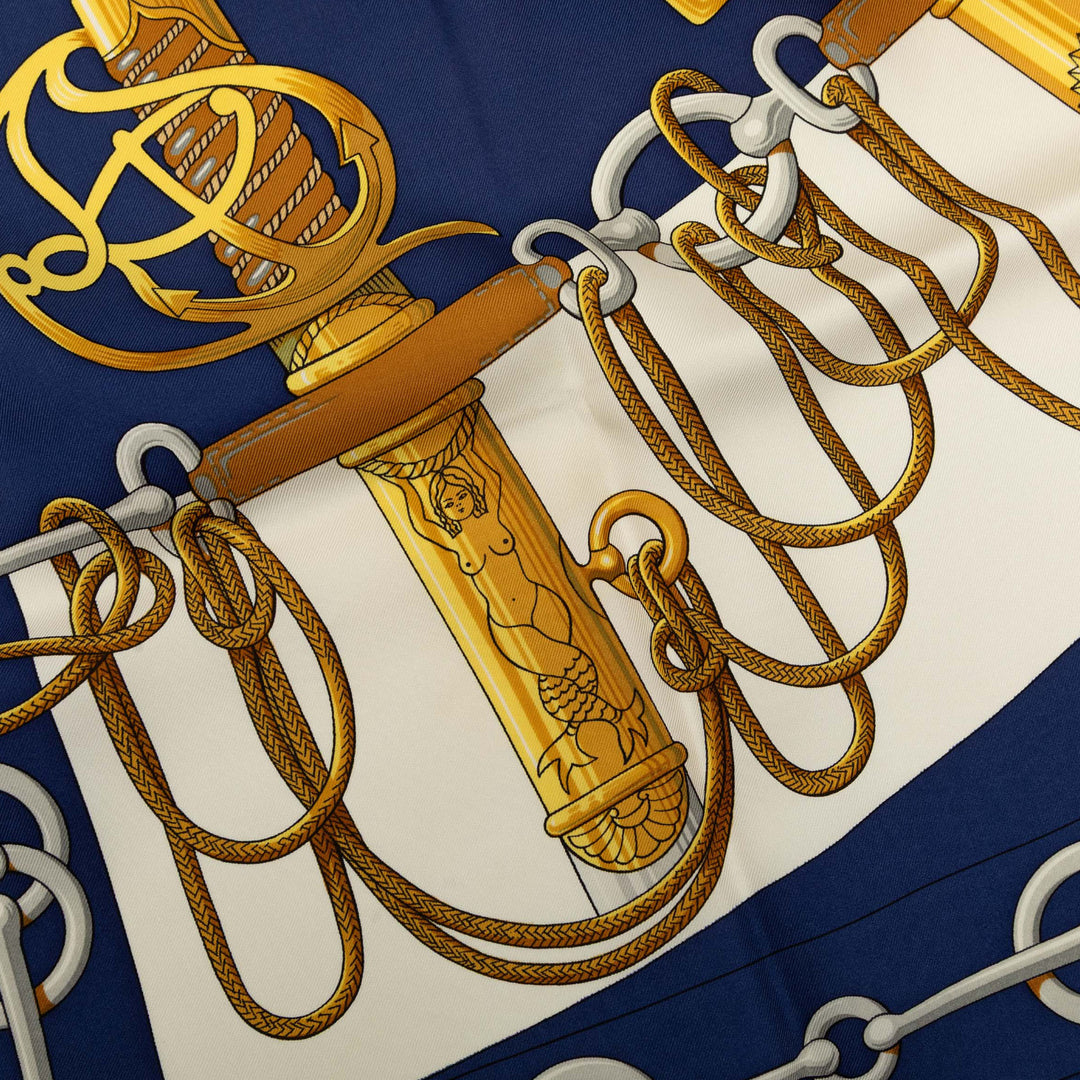 Cliquetis Foulard 90 Bleu