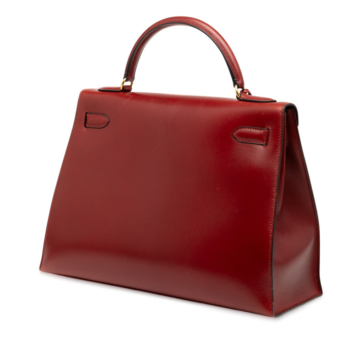 Hermès Boîte Veau Kelly Retourne 32 Rouge