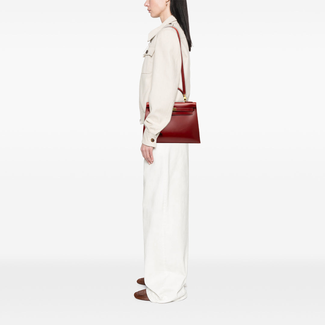 Hermès Boîte Veau Kelly Retourne 32 Rouge