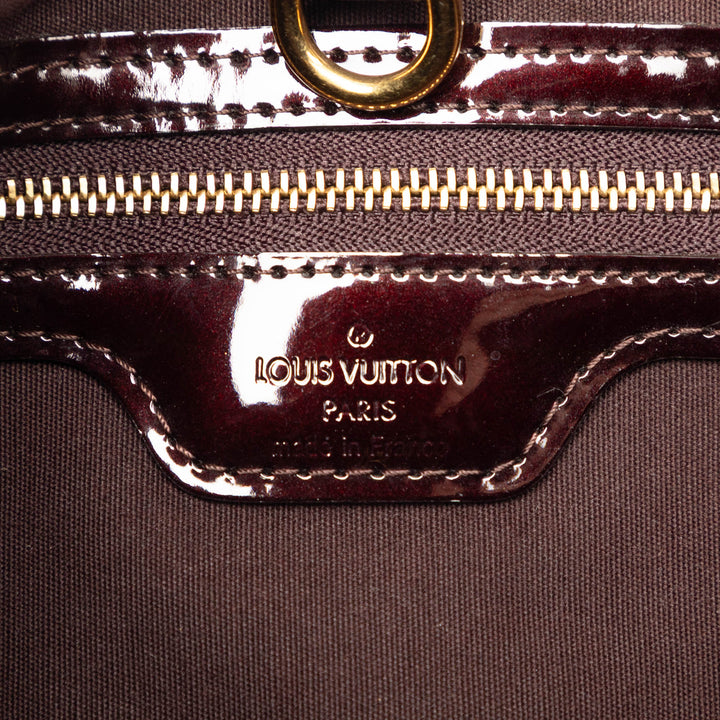 Louis Vuitton Sac à main Wilshire Monogram PM Cuir verni Violet – vue 5 – GABY PARIS