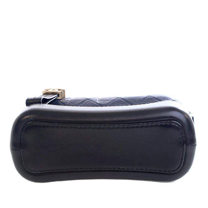 Chanel Small Bicolor vieilli Cuir de veau Gabrielle Sac porté croisé