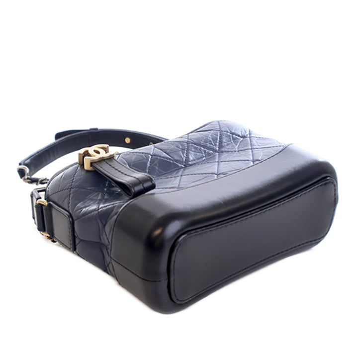 Chanel Small Bicolor vieilli Cuir de veau Gabrielle Sac porté croisé