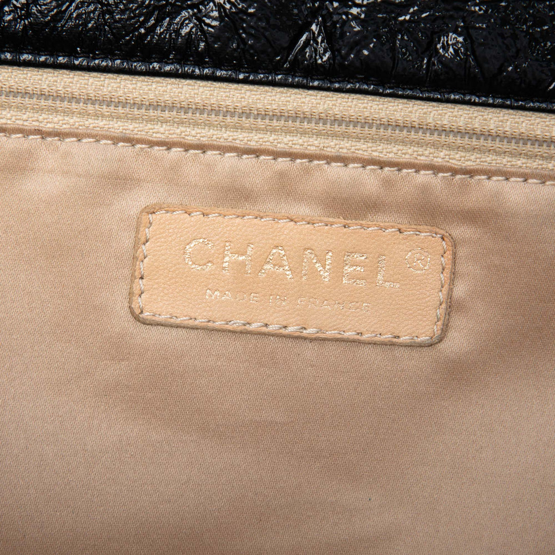 Chanel Medium Vinyl Rock et Chain à rabat