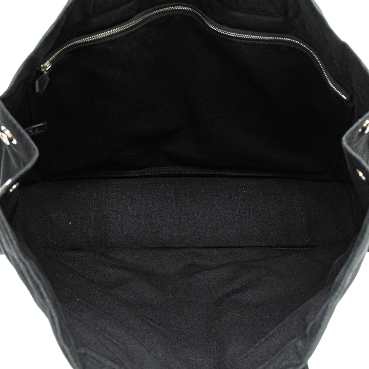 Canvas and Leather Fourre Tout MM Blue - Gaby Paris