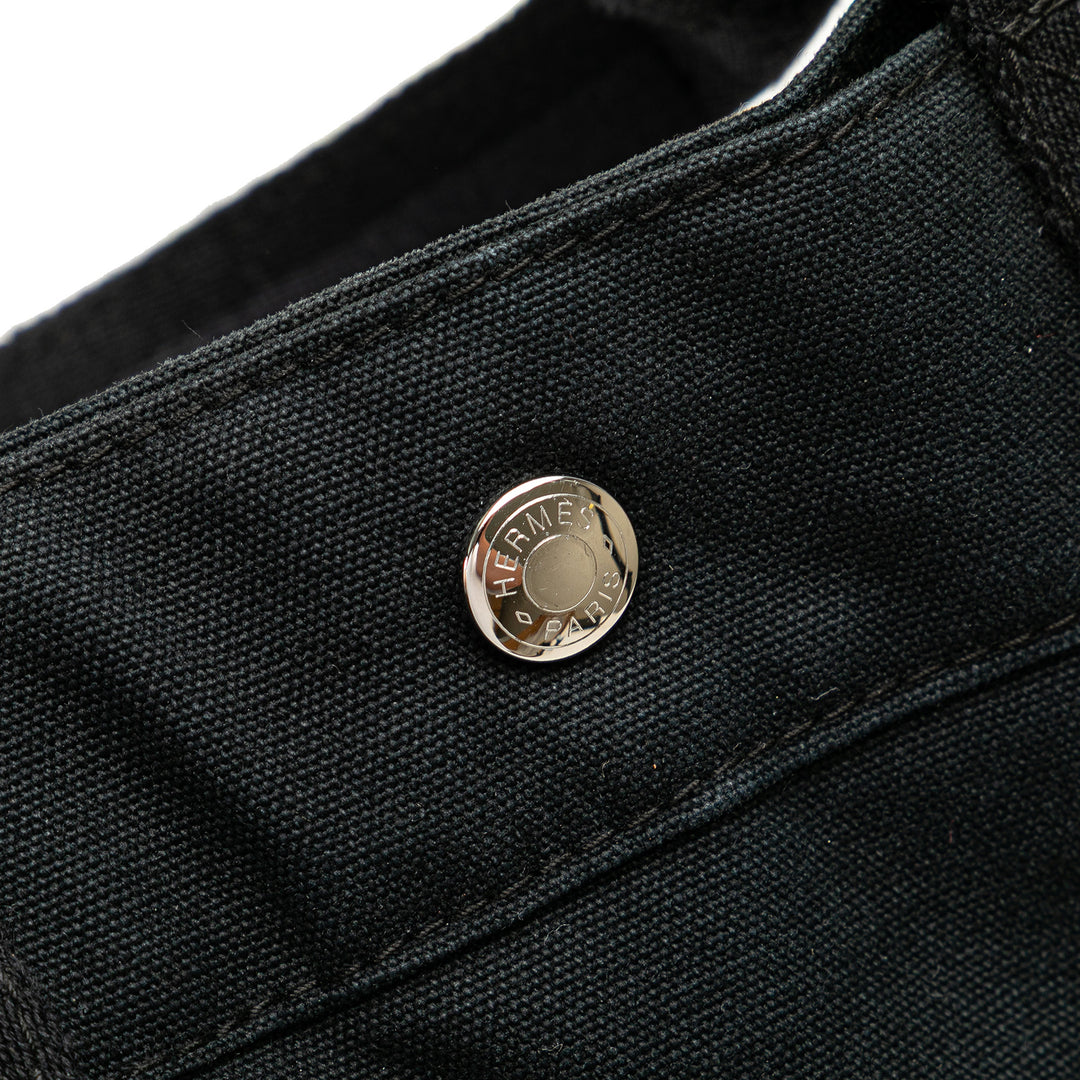 Canvas and Leather Fourre Tout MM Blue - Gaby Paris