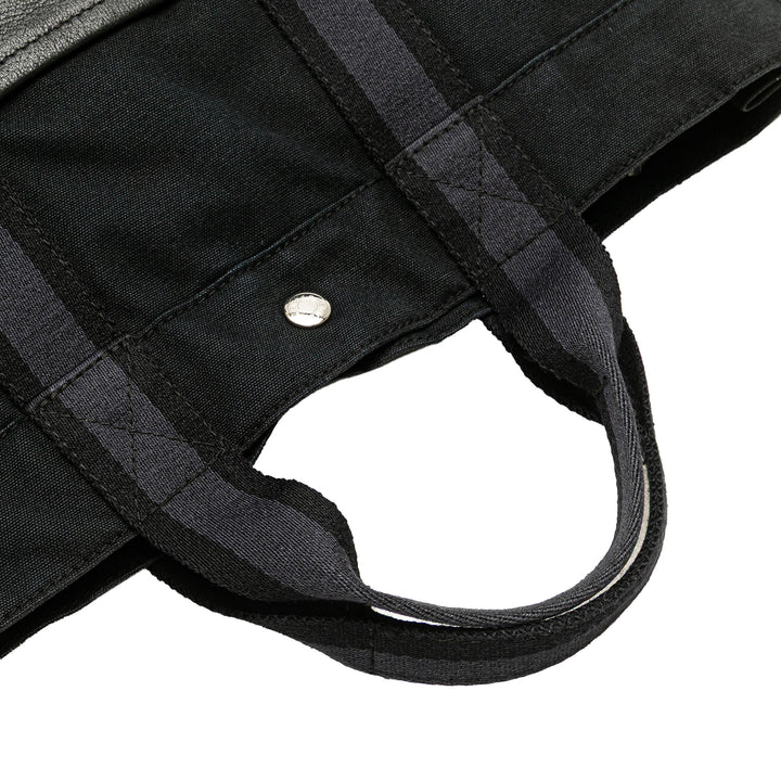 Canvas and Leather Fourre Tout MM Blue - Gaby Paris